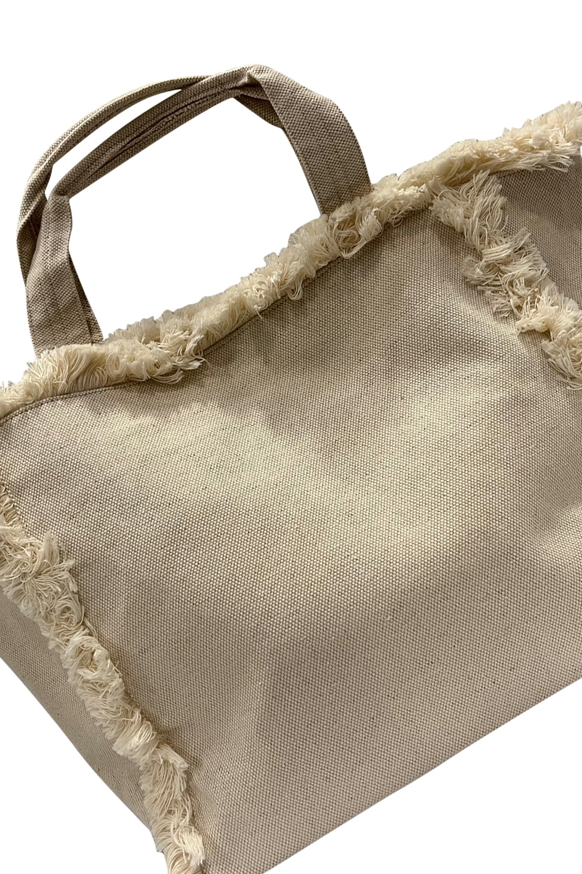   Launch Canvas Tote Natural Detail 