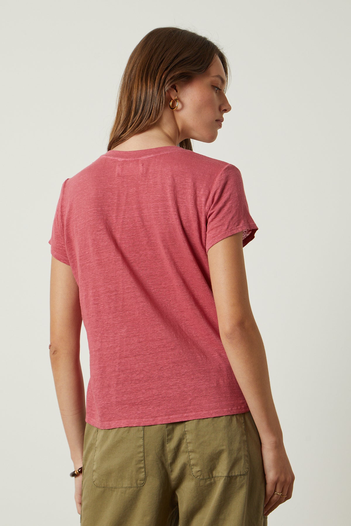   Casey Tee in calypso with Misty pant in forest back 