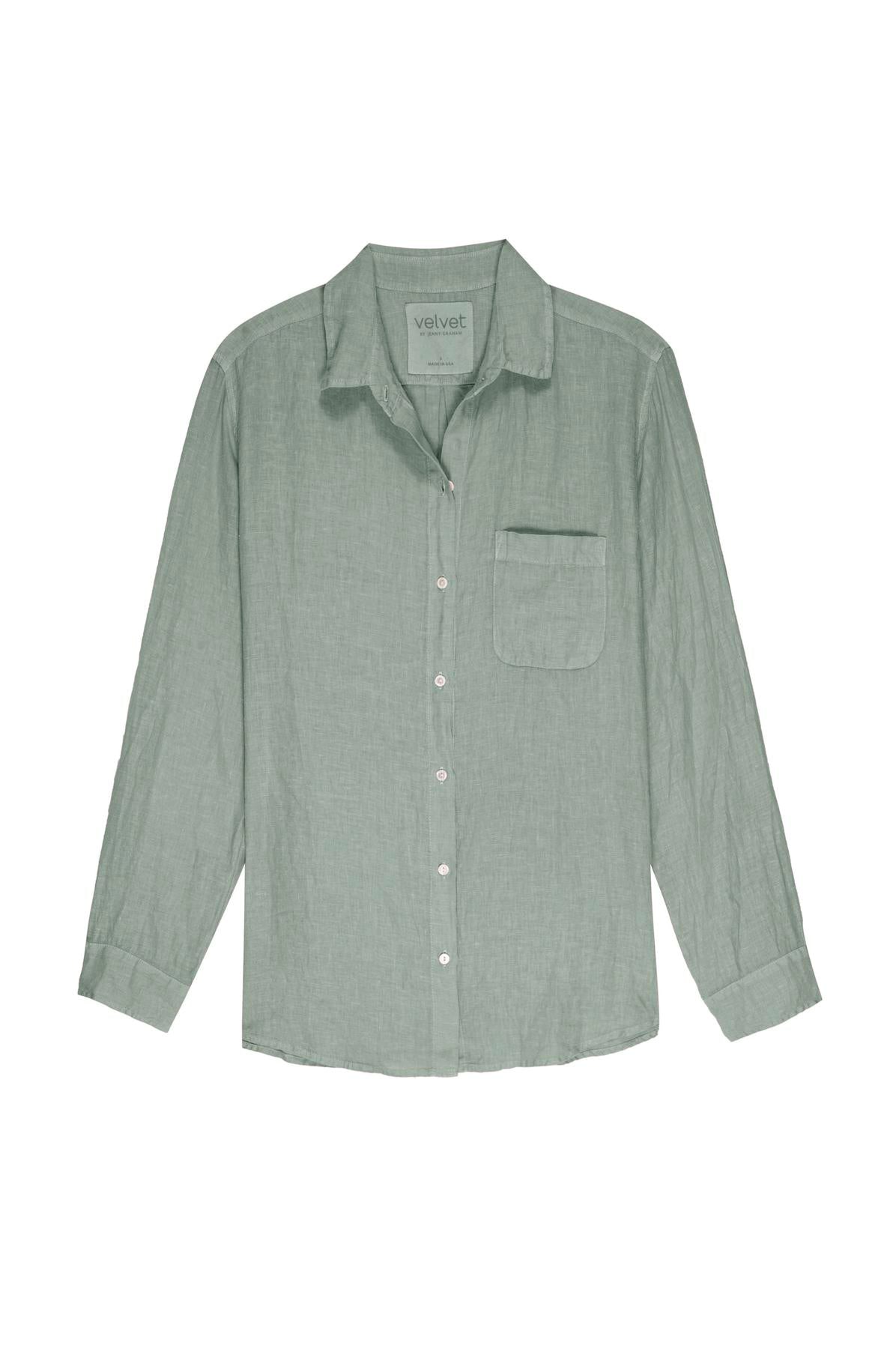 a MULHOLLAND SHIRT by Velvet by Jenny Graham with a button down collar.-26293076164801