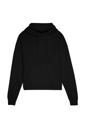 ojai hoodie black front flat