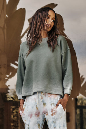 Olivette Sweatshirt Willow Front