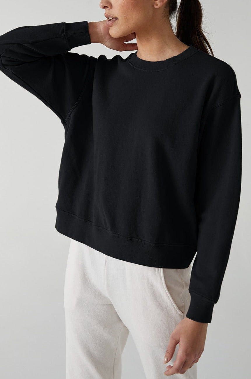 ynez sweatshirt black front and zuma pant beach-24344307204289