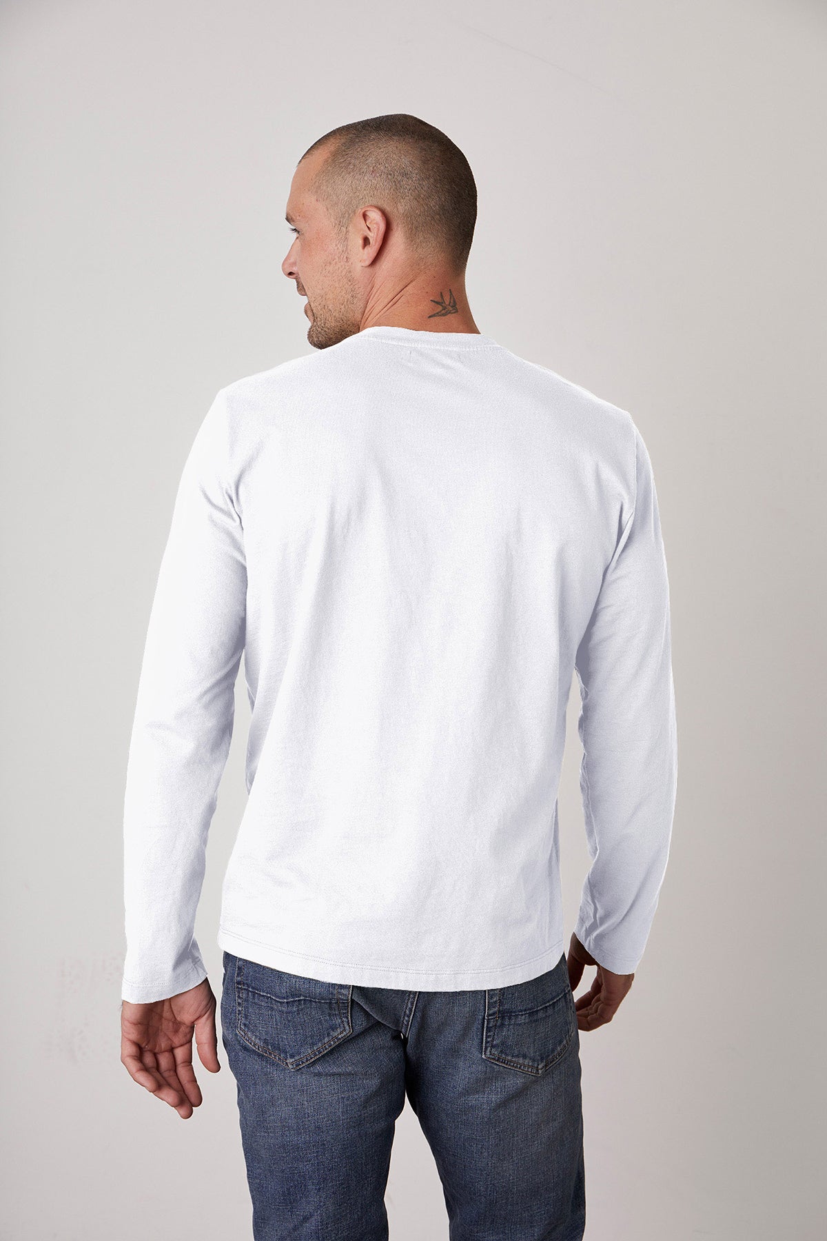 Oliver Pocket Tee White Back-24782989918401