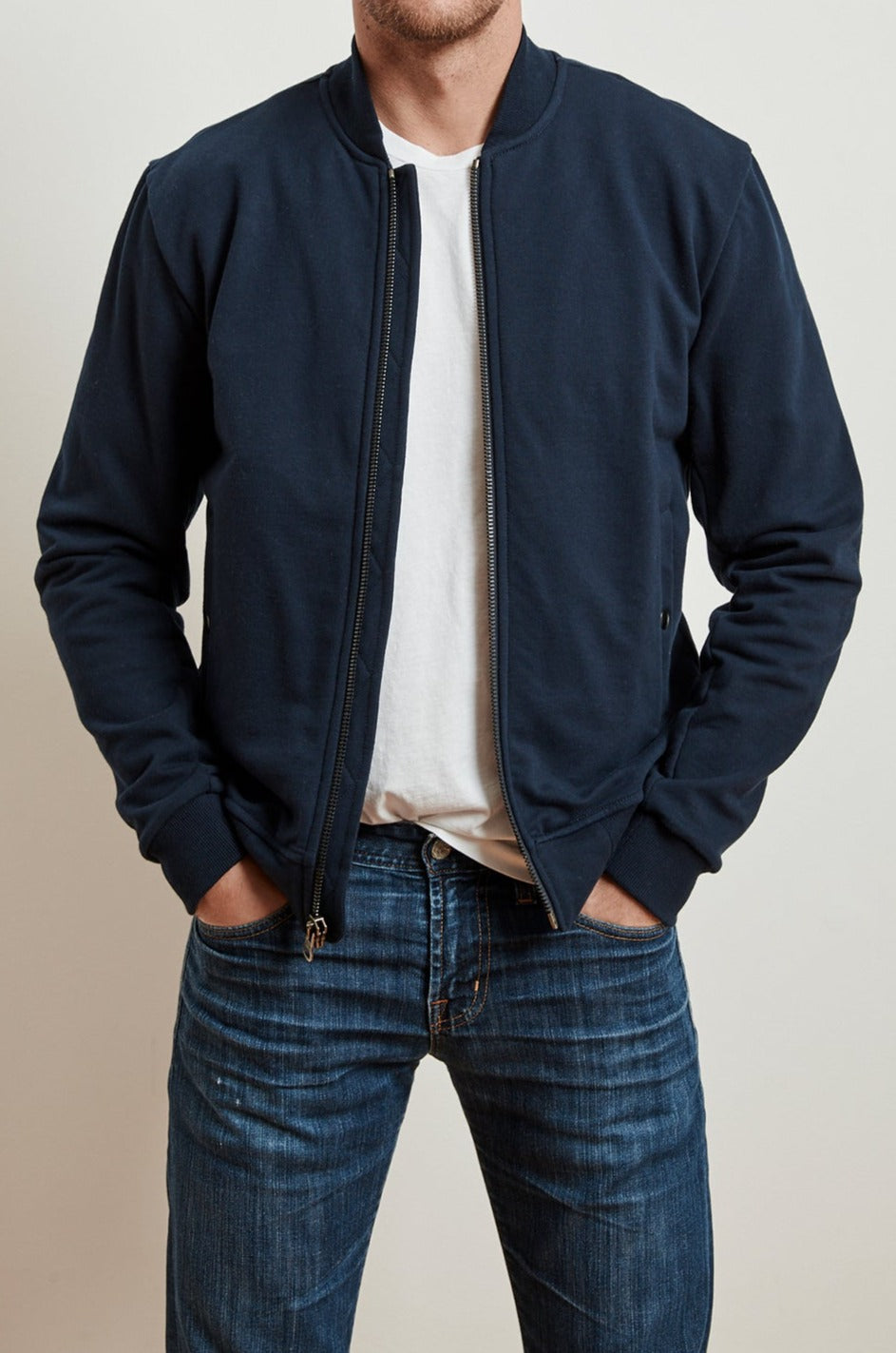   LIONEL FRENCH TERRY BOMBER JACKET 
