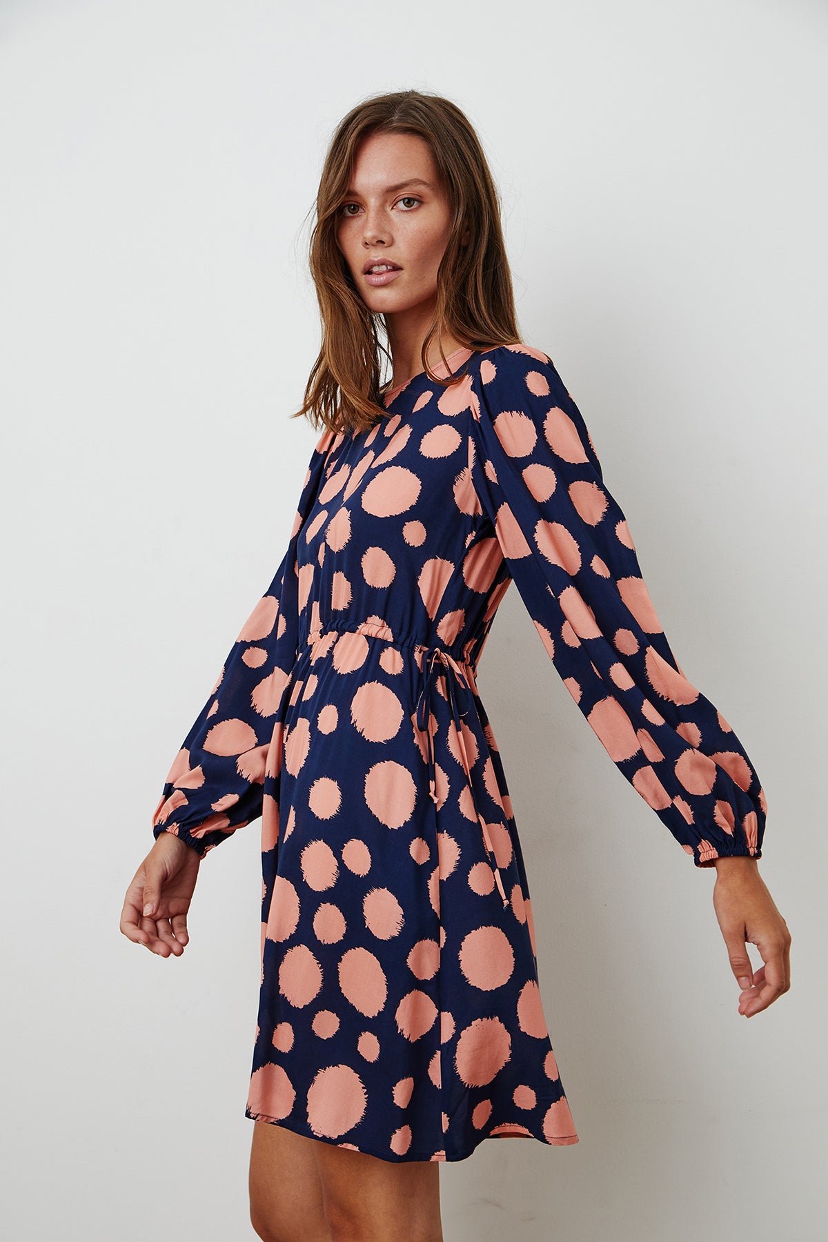   Monae printed dress side 