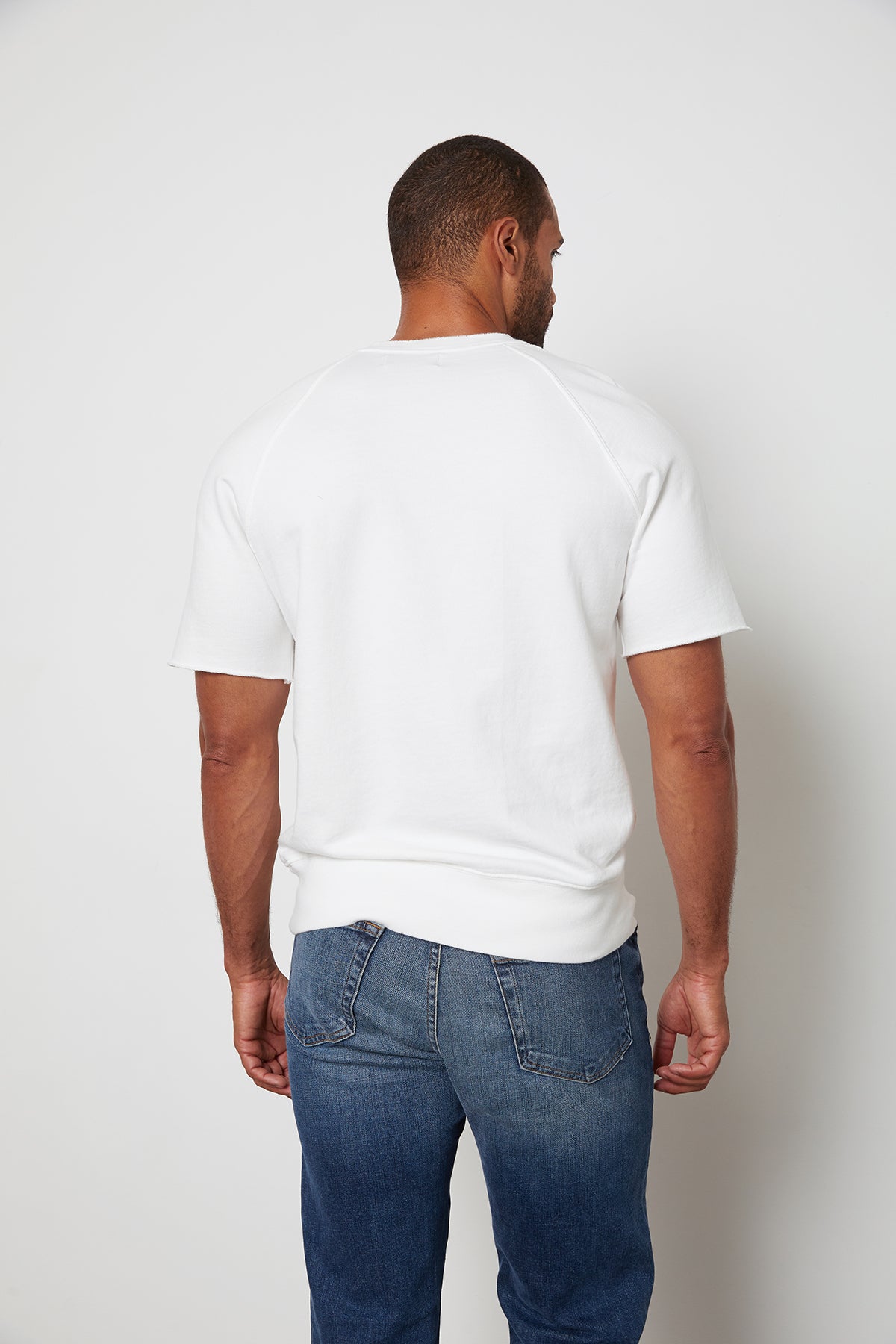 Keyon French Terry Sweatshirt in Salt Back-24705885733057