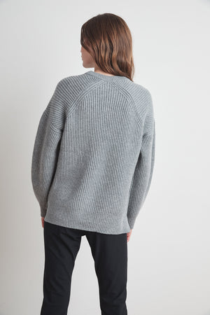 SOPHIE WOOL CASHMERE TEXTURED SWEATER
