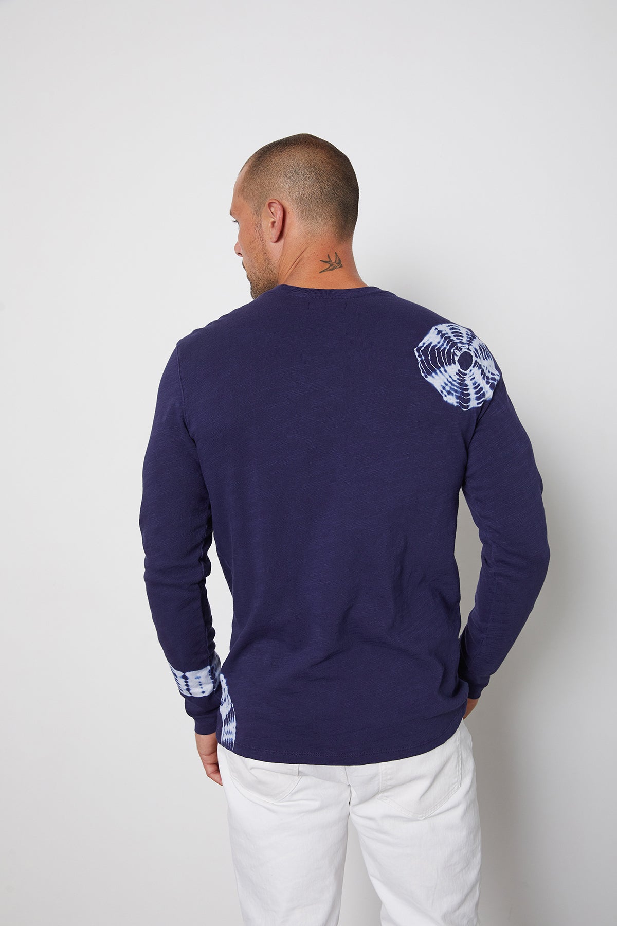 Caleb in navy back tee-24148787822785