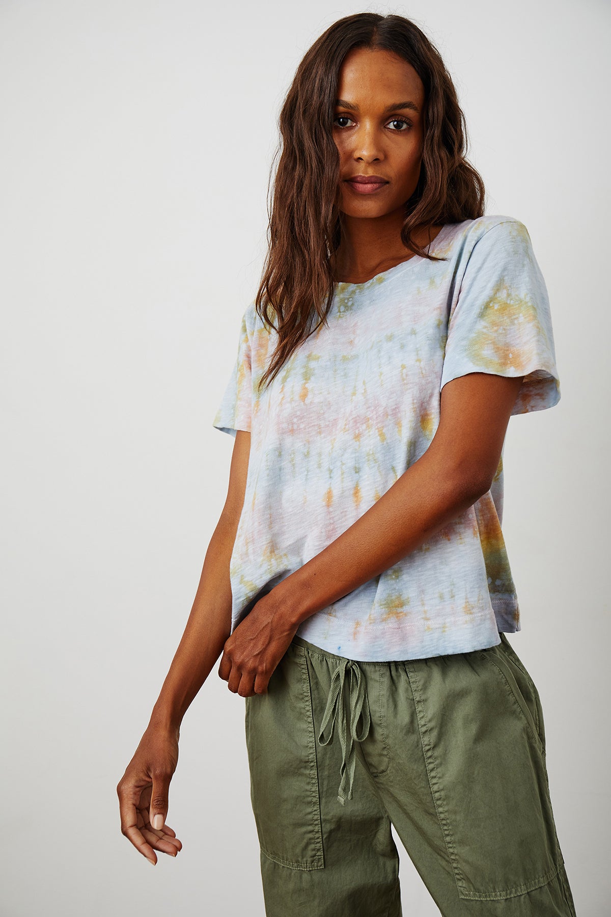 Odetta Tee Sunrise Misty Pant Sage Front 2-17692299296961