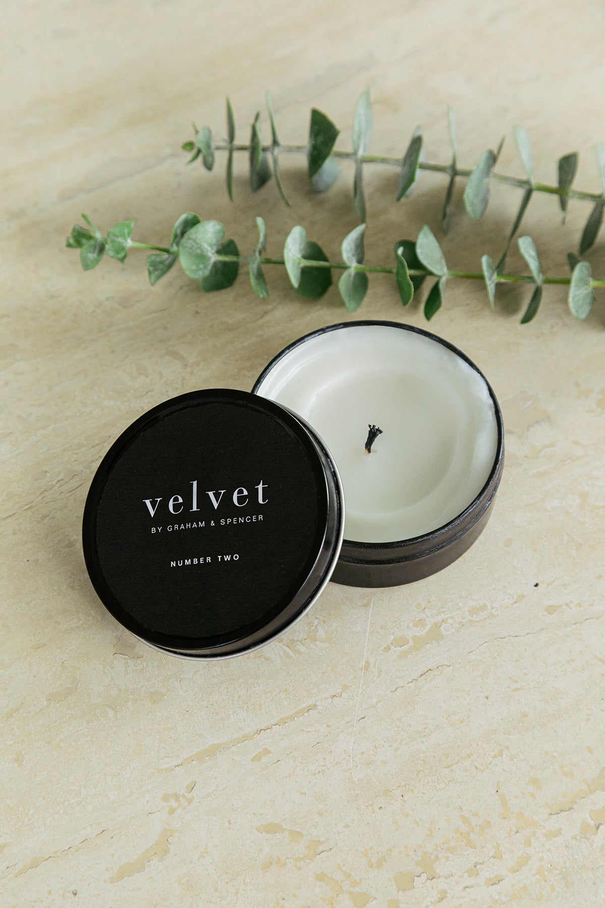 Velvet Travel Candle Number Two-24706153644225
