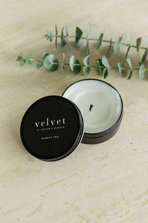 Velvet Travel Candle Number Two