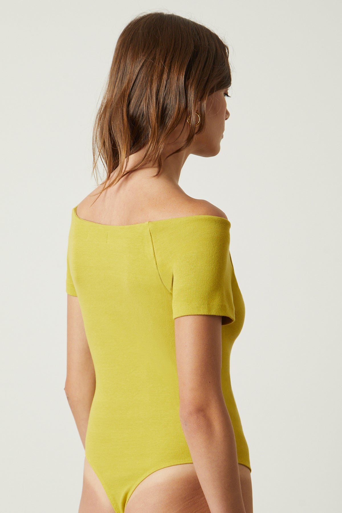   Eloise bodysuit in sundance yellow back & side 