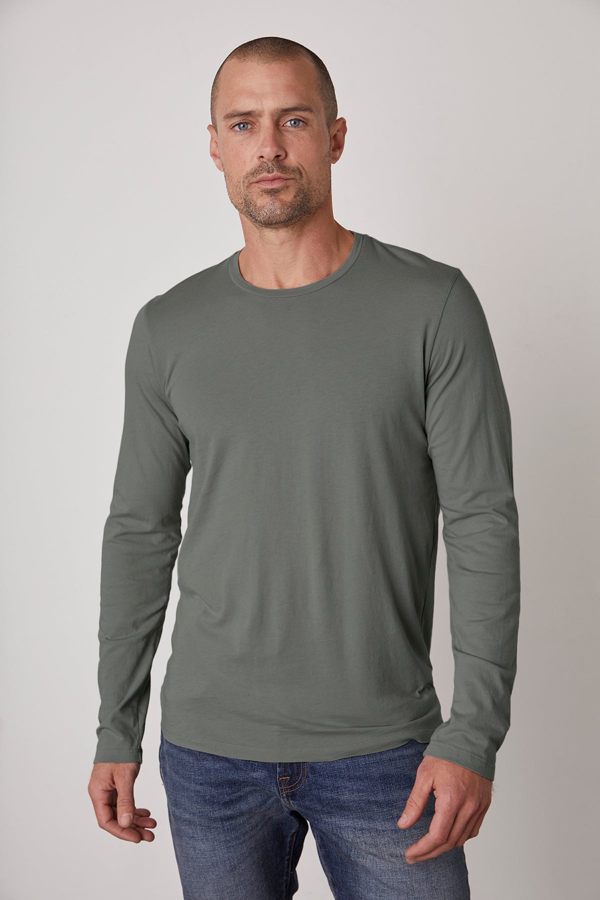 Skeeter Whisper Classic Crew Neck Tee in Terra Front-25794010120385