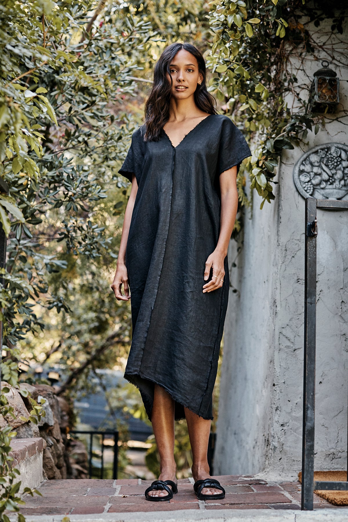 LONDON LINEN CAFTAN DRESS LONDON LINEN CAFTAN DRESS