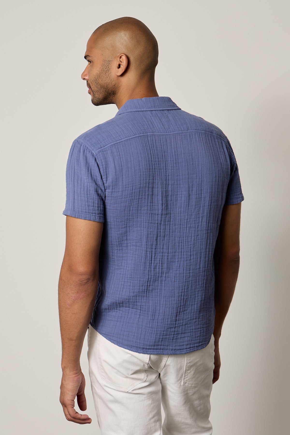 Christian Shirt in citadel blue with white denim back-26266328432833