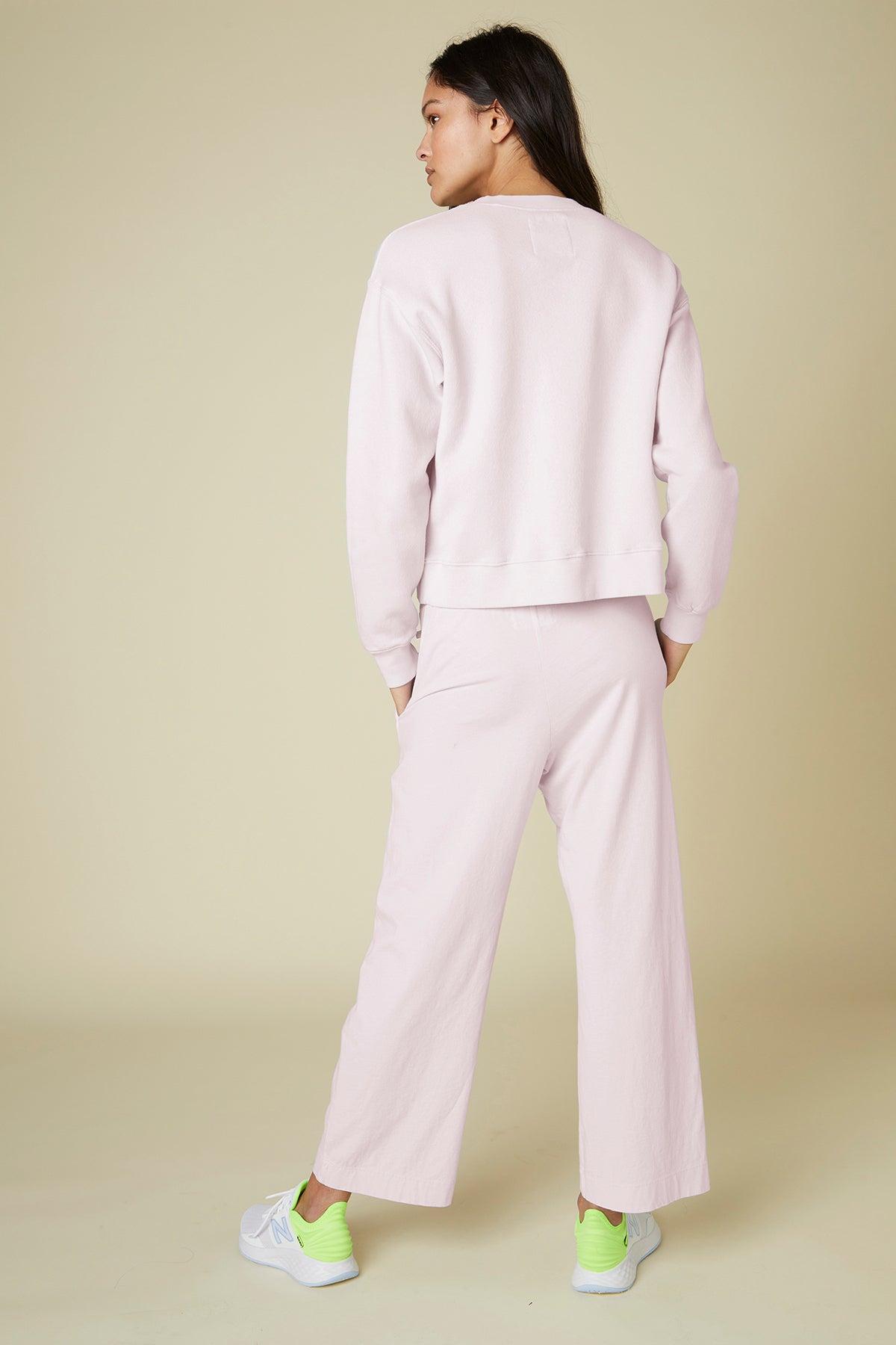 Pismo Pant in Pale Pink Back-24782949548225